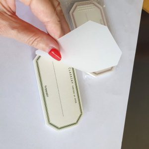 CLASSIKY – Letterpress Water Adhesive Labelbooks