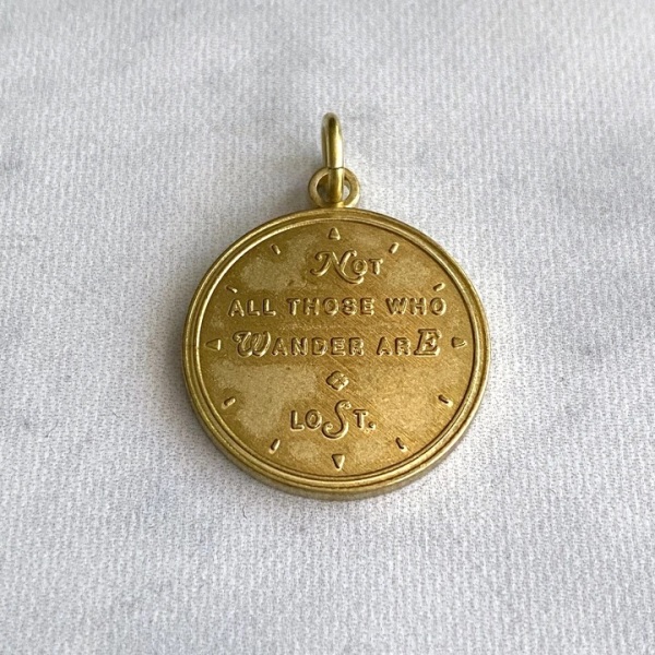 Baum-Kuchen - BK Not All Those Who Wander Are Lost - Brass Charm