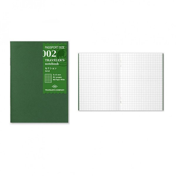 Traveler's Notebook Passport - 002 - Grid - TN Refill
