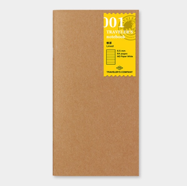 Traveler's Notebook Regular - 001 - Lined - TN Refill