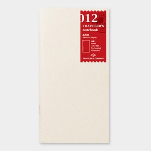 Traveler’s Notebook Regular – 012 – Sketch Paper – TN Refill