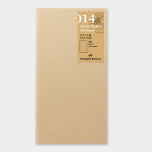 Traveler’s Notebook Regular – 014 – Kraft Paper (64 Pages) – TN Refill