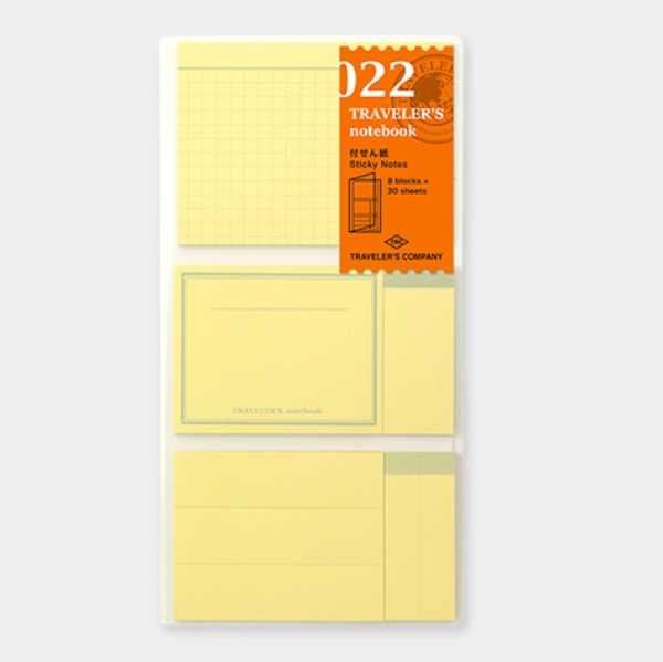 022. Sticky Notes Folder TRAVELER’S notebook