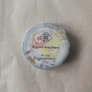 Baum-Kuchen – No.018 – Autumn Bouquet – BK Original Tape
