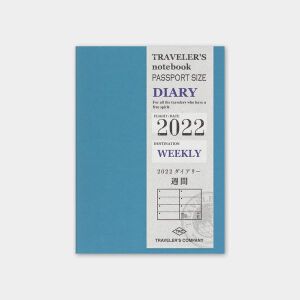 Diaries 2022 – Weekly Refill Passport