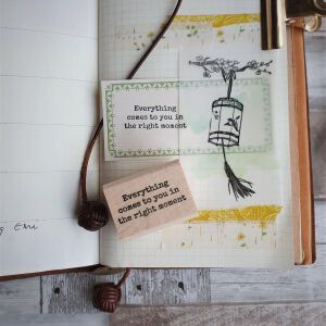 ‘Everything Comes …. ‘- Exclusive Quote Stamp