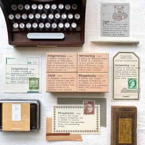 LibertyHK Dictionary Stamps – Cafe Gathering Shopaholic Inspiration