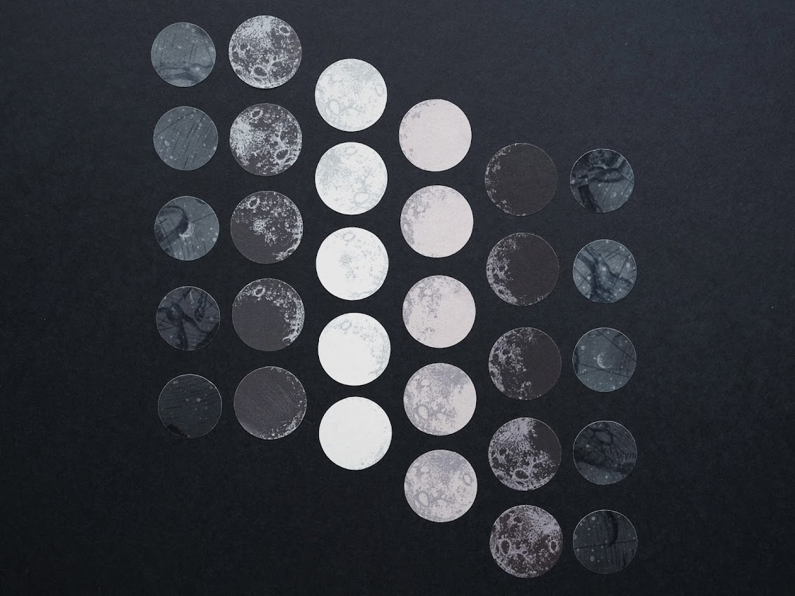 JieYanow Atelier - Phases to Loving You - MOON Stickers - Image 4