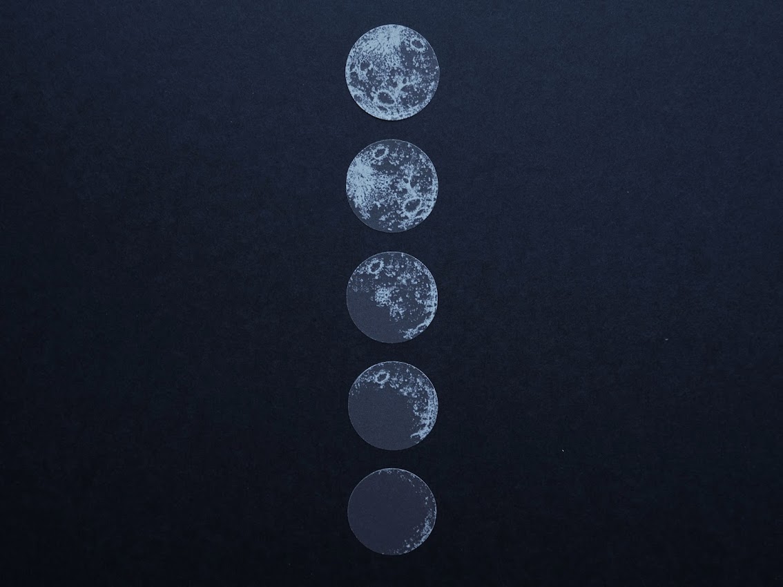 JieYanow Atelier - Phases to Loving You - MOON Stickers - Image 5
