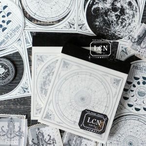 LCN Design – Letterpress Notepad Star/Moon