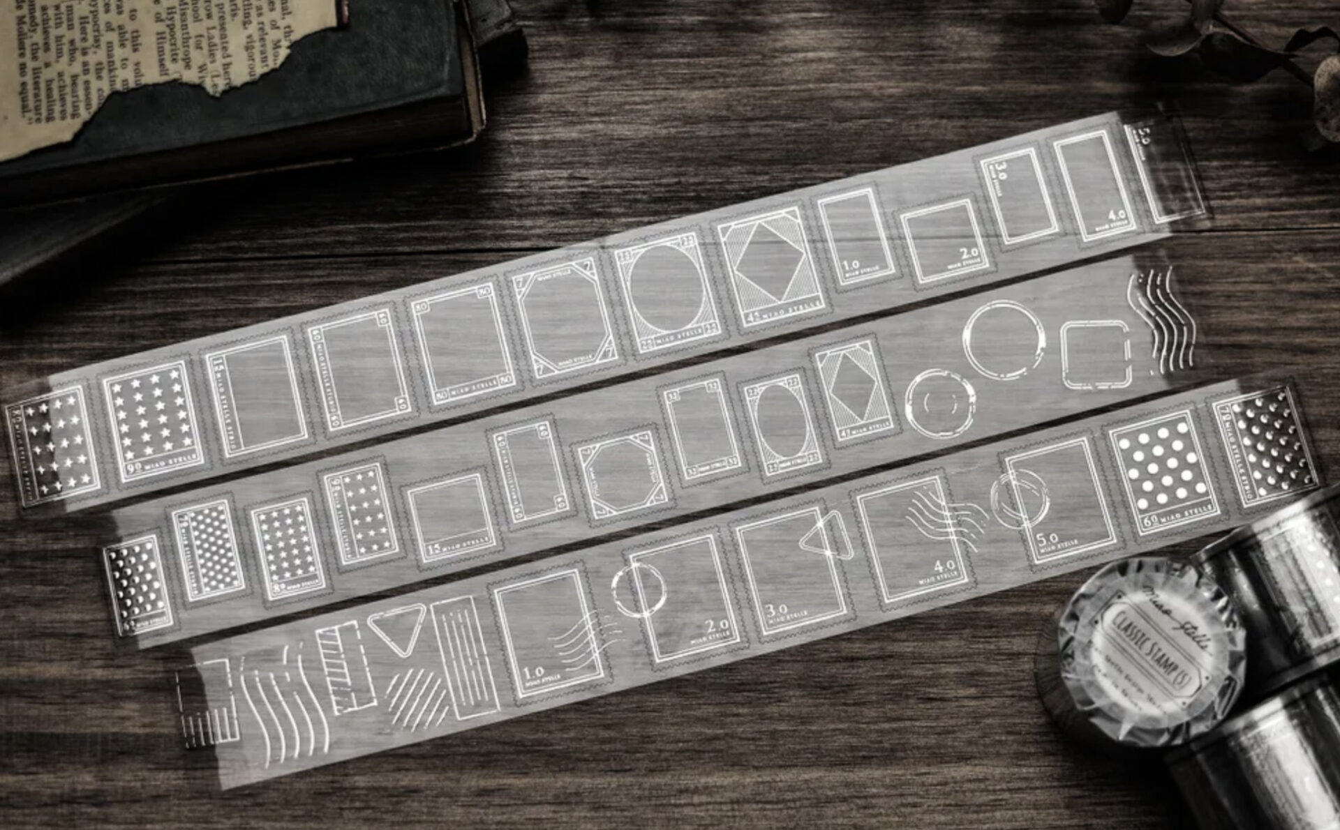 Miao Stelle - Classic Stamp - Gold / Silver - PET Tape