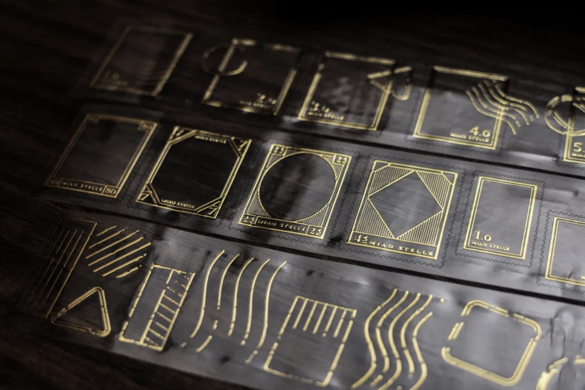 Miao Stelle - Classic Stamp - Gold / Silver - PET Tape