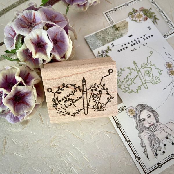 Cafe Analog x Suzy's Craftery - 'Serotonine, The Happy Hormone' stamp