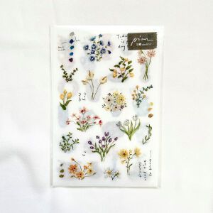 PION Transfer Stickers Floral And Vase  – NEW