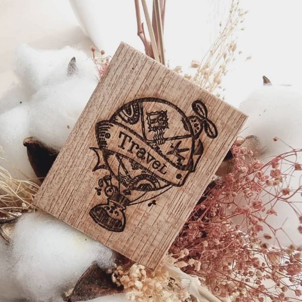 Elsie with Love x HappyVintageCrafter - TRAVEL stamp