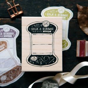 OURS – ‘Thread Card’ Rubber Stamp