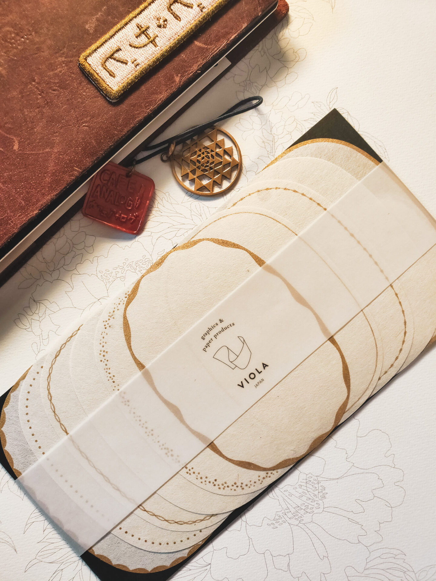 VIOLA Japan - Oval Memo - Handmade Kozo Paper