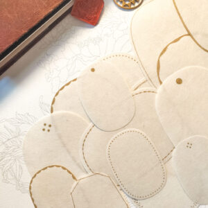 VIOLA Japan - Oval Memo - Handmade Kozo Paper