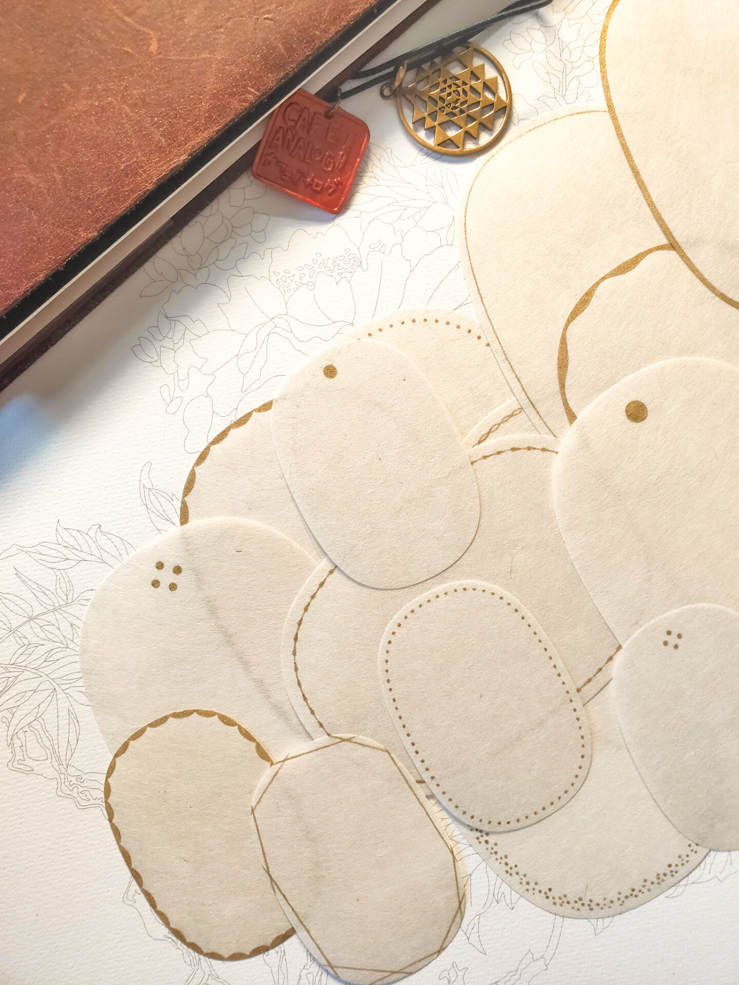 VIOLA Japan - Oval Memo - Handmade Kozo Paper