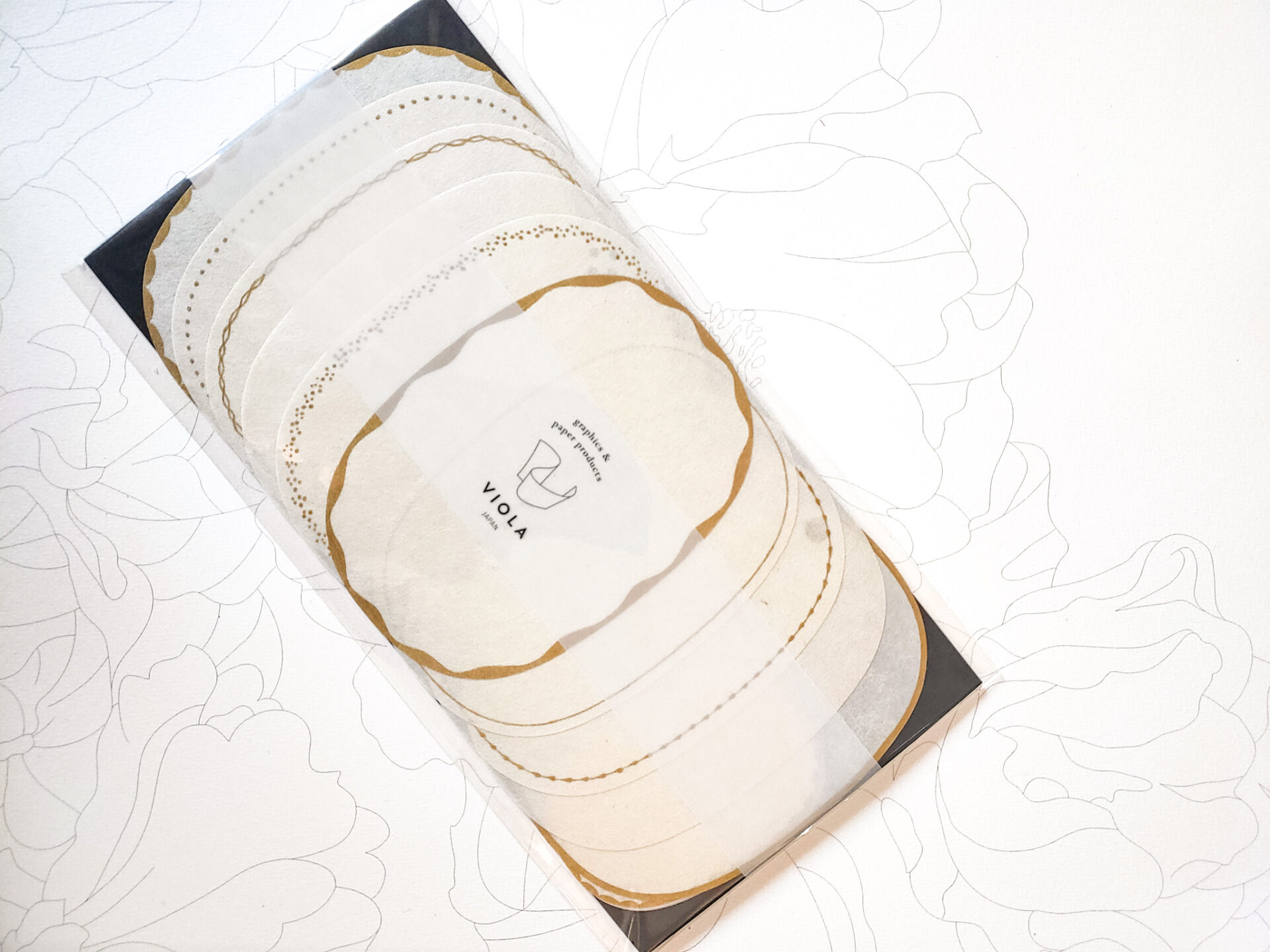 VIOLA Japan - Oval Memo - Handmade Kozo Paper