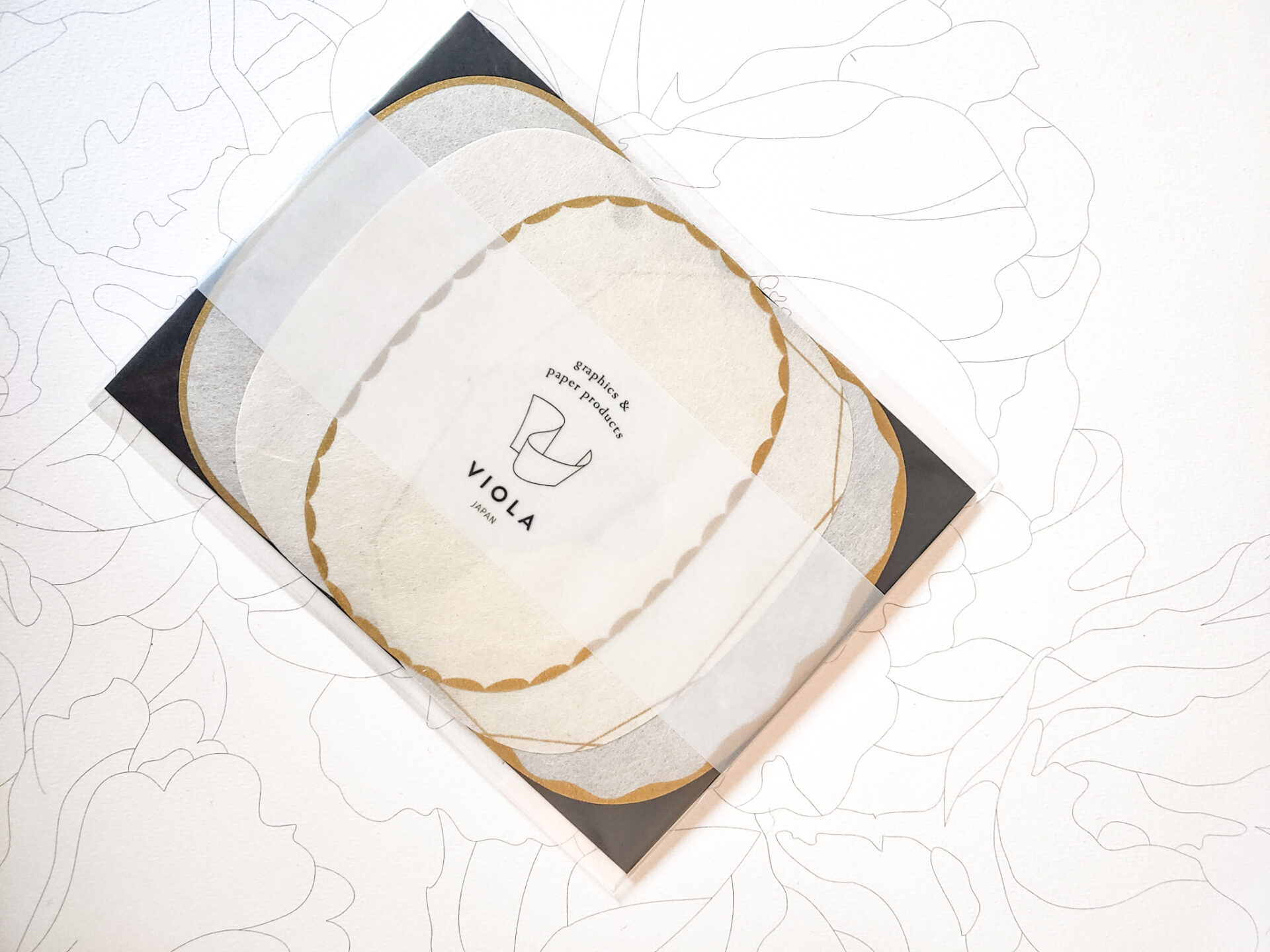 VIOLA Japan - Oval Memo - Handmade Kozo Paper