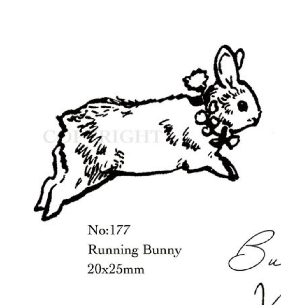 Krimgen - 177. Running Bunny - Stamp
