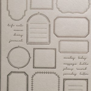 OEDA Letterpress - Letterpress Sticker Sheet