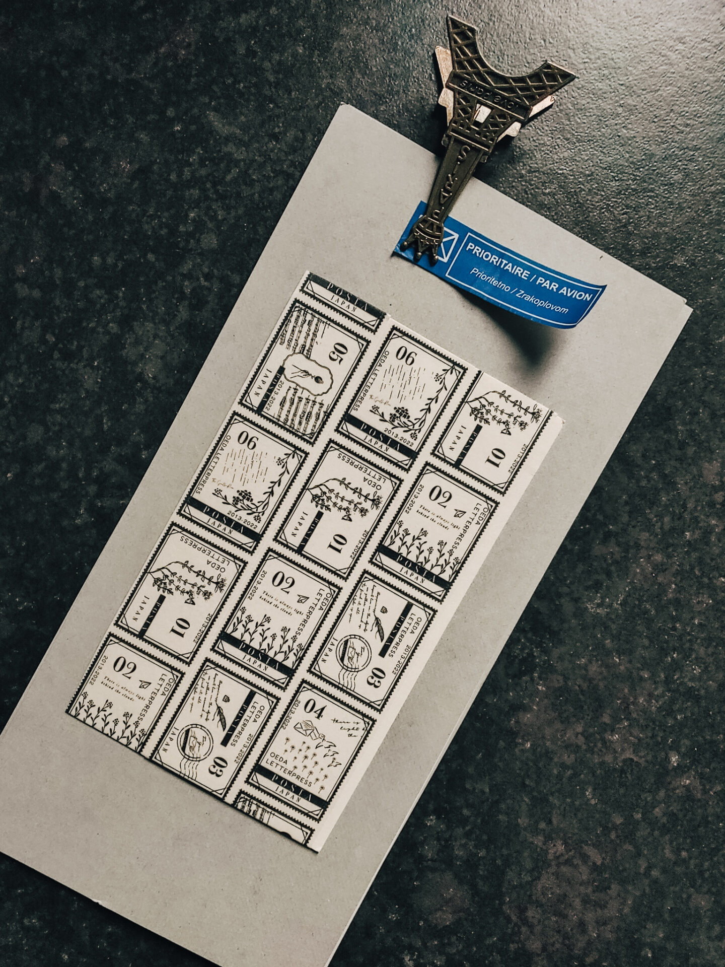 OEDA Letterpress - Masking Tape (Stamps) - 01 & 07