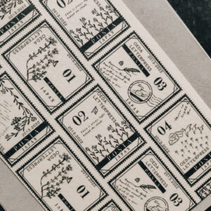 OEDA Letterpress – Masking Tape (Postage Stamps) – 01 & 07