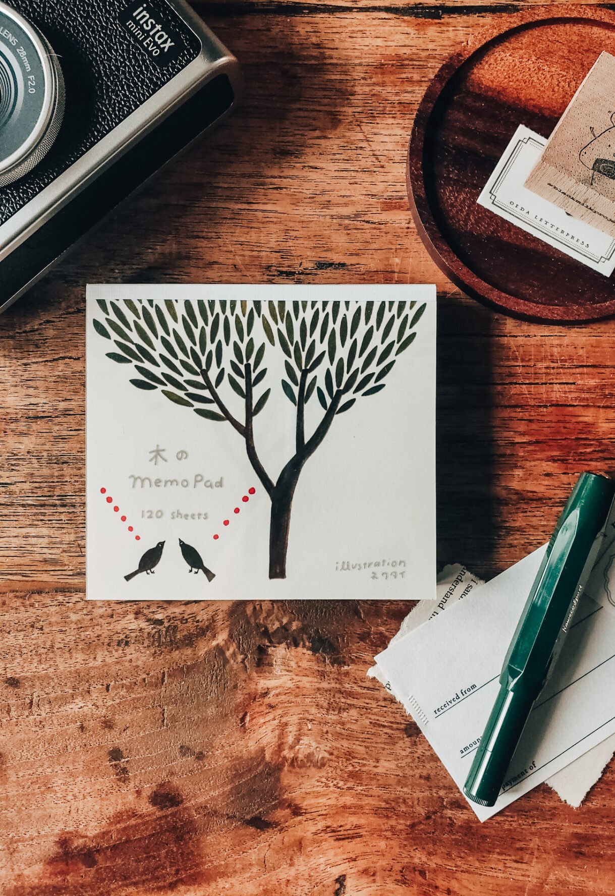 Cozyca x Necktie - Memo Pad - WOODEN