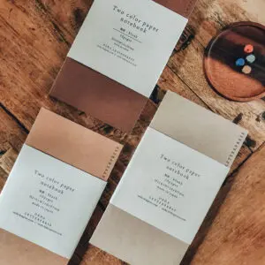 OEDA Letterpress - Regular Size - Two Color Paper Notebook