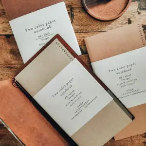 OEDA Letterpress – Two Color Paper Notebook