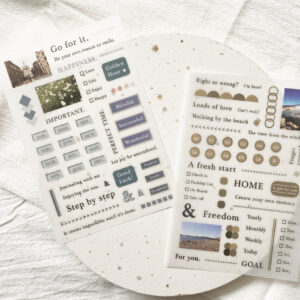 Traveling On Paper – MID OF – Print-on Sticker