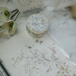 Meow Illustration - ROSE LOVER ME - Washi Tape