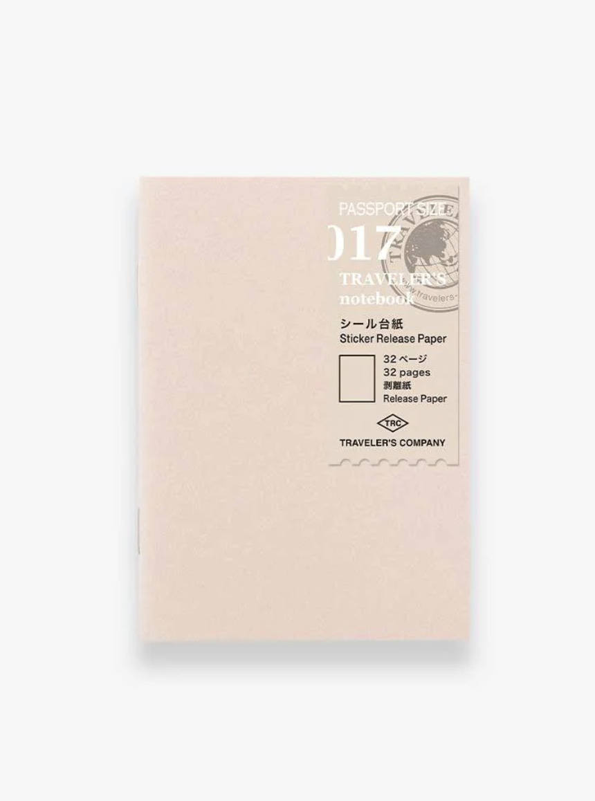 Traveler's Notebook - Sticker Release Paper Refill - Passport & Regular Size