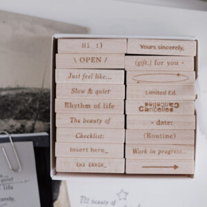 Phavourite.co – 9pt no. 2 – Tiny Text Stamps Set