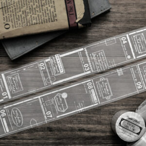 Miao Stelle - Vintage Label 3 - White - Tracing Paper