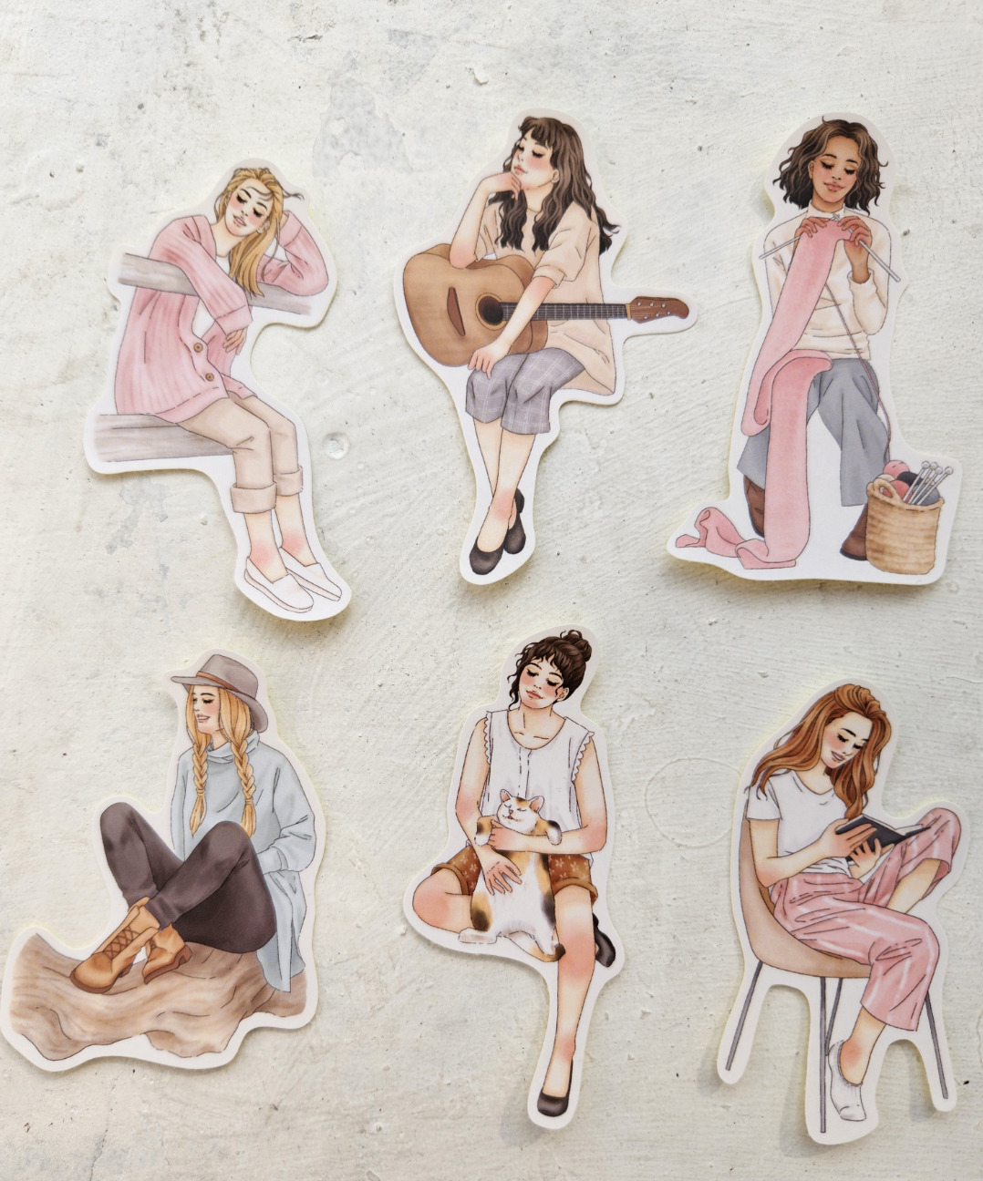 Cafe Analog x Windry R. - SOULMATE - Girl Stickers
