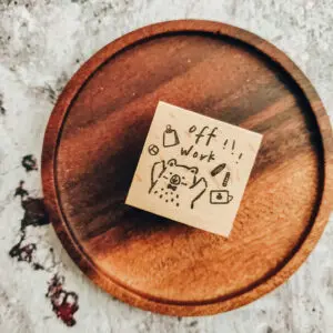 TAI Studio – Beary Ordinary Days – Off Work – Stamp