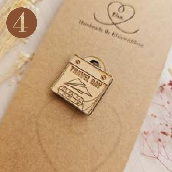 Elsie with Love - Wooden Charms and Pins - NEW!