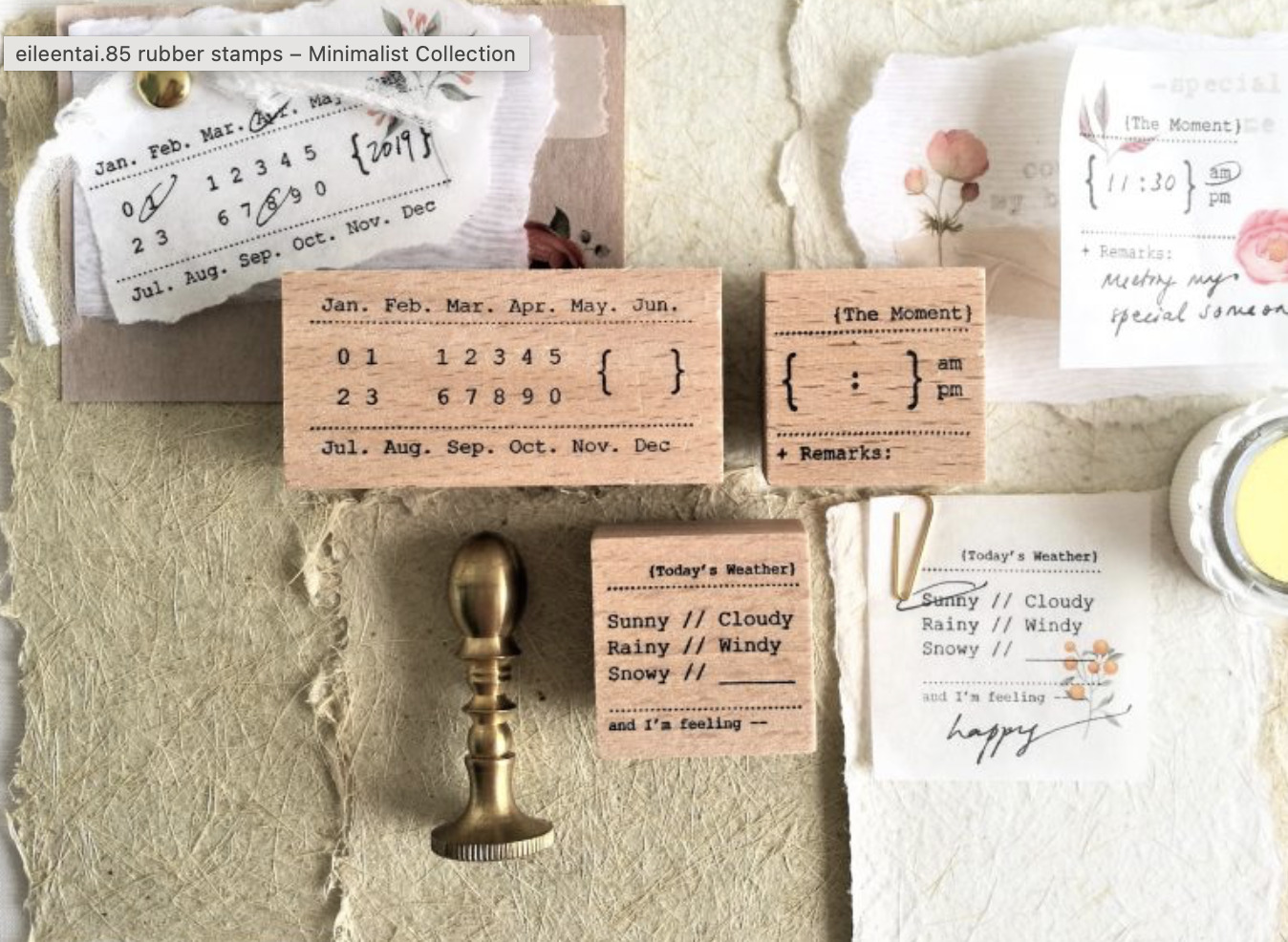 TAI Studio - Minimalist Collection - Calendar / Weather / Moment