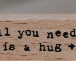 TAI Studio - Typewriter Phrases - Warmth - Stamp
