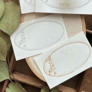Nove Production - Lynn 2.0 - Journaling Inspiration - Letterpress Memo Pad