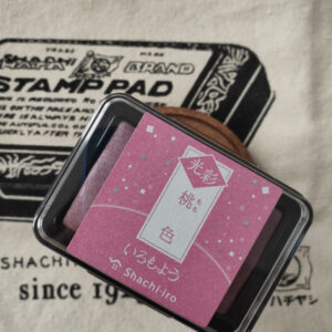 Shachihata Kosai – Shimmering Inkpads – Momo-Iro (Peach) – HAC-1G-LP