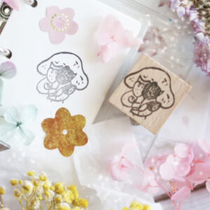 Blackmilk Project - Kami Kami Chop - Flower Girl Shy - Stamp