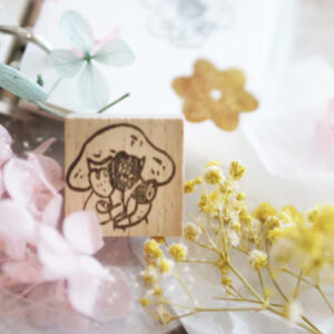 Blackmilk Project – Kami Kami Chop – Flower Girl Shy – Stamp