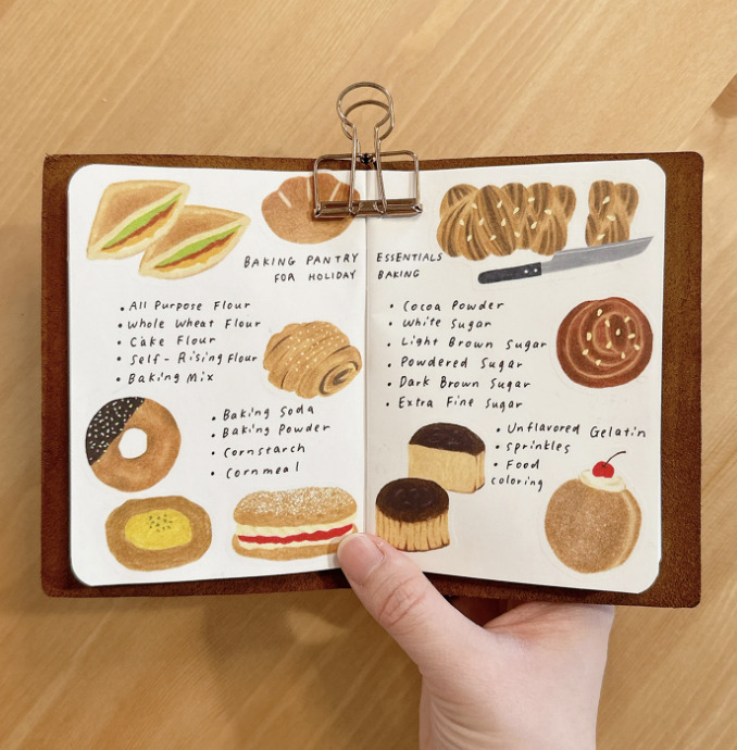 Yuka Butter - Bread Collection - Washi Stickers
