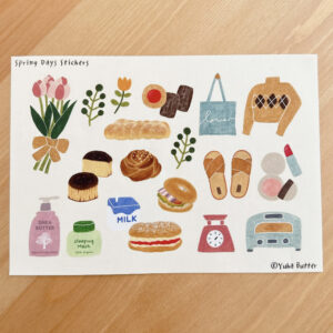 Yuka Butter – Spring Days – Washi Stickers