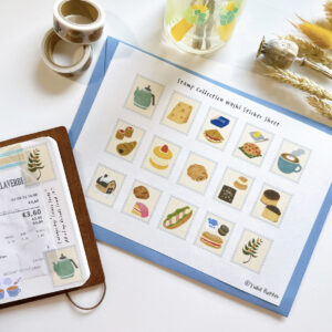 Yuka Butter – Stamp Collection – Washi Stickers