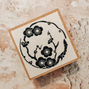 Traditional Japanese Stamp –  Plum
